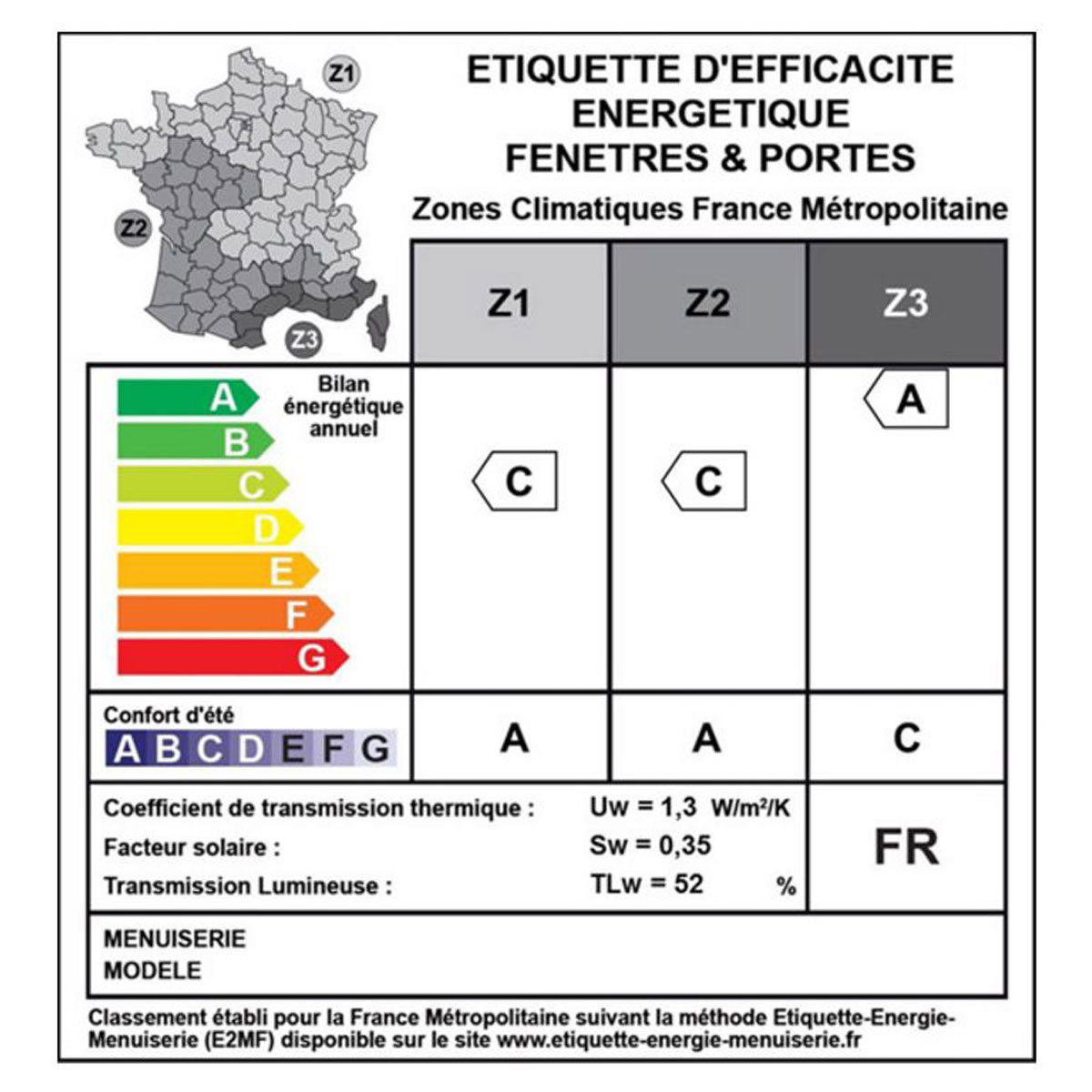 étiquette énergétique 1